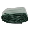 VidaXL Plandeka, zielona, 4x4 m, 650 g/m²