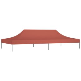 VidaXL Dach do namiotu imprezowego, 6 x 3 m, terakota, 270 g/m²