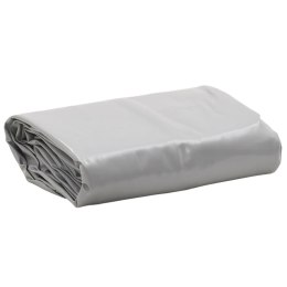 VidaXL Plandeka, szara, 5x5 m, 650 g/m²