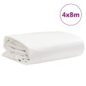 VidaXL Plandeka, biały, 4x8 m, 650 g/m²