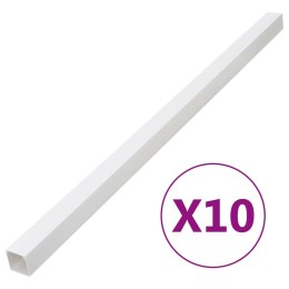 VidaXL Kanał elektroinstalacyjny, 100x60 mm, 10 m, PVC