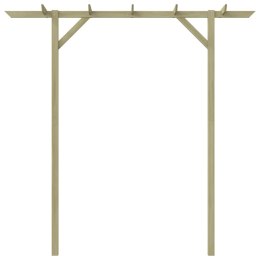 VidaXL Pergola ogrodowa, 205 x 40 x 203 cm, drewno