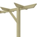 VidaXL Pergola ogrodowa, 205 x 40 x 203 cm, drewno