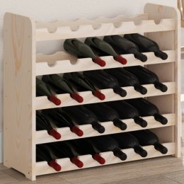 VidaXL Stojak na wino, 67,5x25x60 cm, lite drewno sosnowe