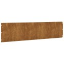 VidaXL Obrzeża trawnikowe, 10 szt., 25x103 cm, giętkie, stal Corten