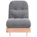 VidaXL Sofa rozkładana futon, z materacem, 60x206x11 cm, daglezjowa