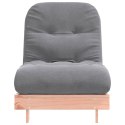 VidaXL Sofa rozkładana typu futon, z materacem, 70x206x11 cm, daglezja