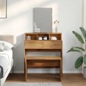 VidaXL Taboret toaletowy Artisan Oak 70x35x45 cm Drewno klejone