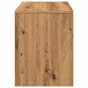 VidaXL Taboret toaletowy Artisan Oak 70x35x45 cm Drewno klejone