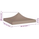 VidaXL Dach namiotu imprezowego, 3 x 3 m, kolor taupe, 270 g/m²