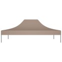 VidaXL Dach do namiotu imprezowego, 4 x 3 m, taupe, 270 g/m²