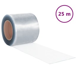 VidaXL Folia paskowa do kurtyny PVC, 2 mm x 200 mm, 25 m