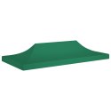 VidaXL Dach do namiotu imprezowego, 6 x 3 m, zielony, 270 g/m²