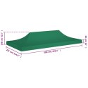 VidaXL Dach do namiotu imprezowego, 6 x 3 m, zielony, 270 g/m²