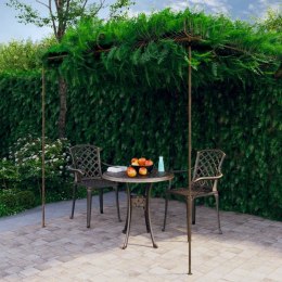 VidaXL Pergola ogrodowa, antyczny brąz, 3x3x2,5 m, żelazo