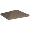 VidaXL Zadaszenie do altany, 310 g/m², 3 x 4 m, kolor taupe