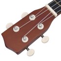 VidaXL Ukulele sopranowe z pokrowcem, dla dzieci, naturalne, 21"