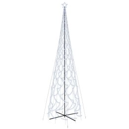 VidaXL Choinka stożkowa, 3000 zimnych białych LED, 230x800 cm