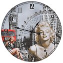 VidaXL Zegar ścienny w stylu vintage Marilyn Monroe, 60 cm