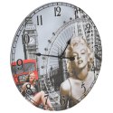 VidaXL Zegar ścienny w stylu vintage Marilyn Monroe, 60 cm