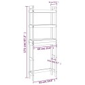 VidaXL Półka łazienkowa, 63x26x171 cm, lite drewno sosnowe