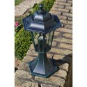 VidaXL Lampy ogrodowe, 2 szt., ciemnozielone/czarne, aluminium