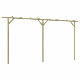 VidaXL Pergola ogrodowa, 410 x 40 x 203 cm, drewno