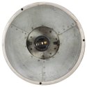 VidaXL Industrialna lampa sufitowa, srebrna, E27, drewno mango