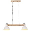 VidaXL Industrialna lampa wisząca, 25 W, biała, 109 cm, E27