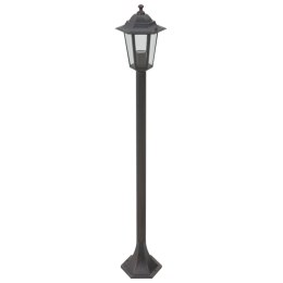 VidaXL Lampy ogrodowe, 110 cm, E27, aluminium, 6 szt., brązowe