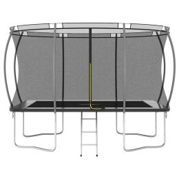 VidaXL Trampolina z akcesoriami, prostokątna, 335x244x90 cm, 150 kg