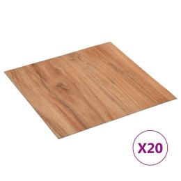 VidaXL Samoprzylepne panele podłogowe, 20 szt. PVC, 1,86 m², naturalne