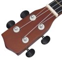 VidaXL Ukulele sopranowe z pokrowcem, dla dzieci, naturalne, 23"