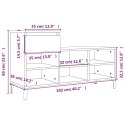 VidaXL Szafka na buty, szary dąb sonoma, 102x36x60 cm