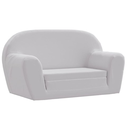 VidaXL Sofa amerykanka dziecięca, jasnoszara