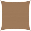 VidaXL Żagiel przeciwsłoneczny, 160 g/m², taupe, 4,5x4,5 m, HDPE