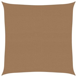 VidaXL Żagiel przeciwsłoneczny, 160 g/m², taupe, 4,5x4,5 m, HDPE