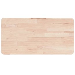 VidaXL Blat do łazienki, 80x40x1,5 cm, surowe lite drewno