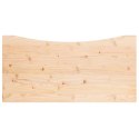 VidaXL Blat biurka, 110x60x2,5 cm, lite drewno sosnowe