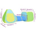 VidaXL Namiot do zabawy dla dzieci, z 350 piłeczkami, wielokolorowy