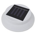 VidaXL Solarne lampy ogrodzeniowe LED, 12 szt., białe