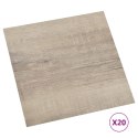 VidaXL Samoprzylepne panele podłogowe, 20 szt., PVC, 1,86 m², taupe