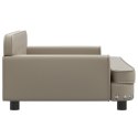 VidaXL Sofa dla dzieci, cappuccino, 90x53x30 cm, sztuczna skóra