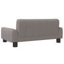 VidaXL Sofa dla dzieci, kolor taupe, 70x45x30 cm, obita tkaniną