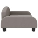 VidaXL Sofa dla dzieci, kolor taupe, 70x45x30 cm, obita tkaniną