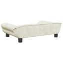 VidaXL Sofa dla dzieci, kremowa, 70x45x26 cm, aksamit