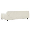 VidaXL Sofa dla dzieci, kremowa, 90x53x30 cm, aksamit