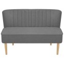 VidaXL Sofa 117x55,5x77 cm, jasnozielony materiał