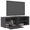 VidaXL Szafka pod TV, szara, 120x34x37 cm, materiał drewnopochodny