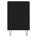 VidaXL Szafka pod TV, czarna, 100x35x55 cm, materiał drewnopochodny